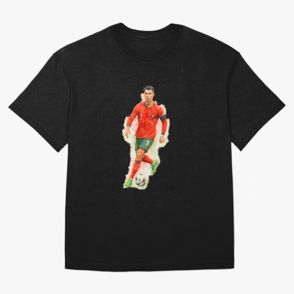 CR7 Cristiano Ronaldo a powerful moment artwork Oversized T-Shirt Enjoy the Biggest Football Party of FIFA World Cup 2026 for Fans of Messi and Cristiano Ronaldo and Netherlands, Bringing Football Passion, Legendary Performances, Festival Vibes and