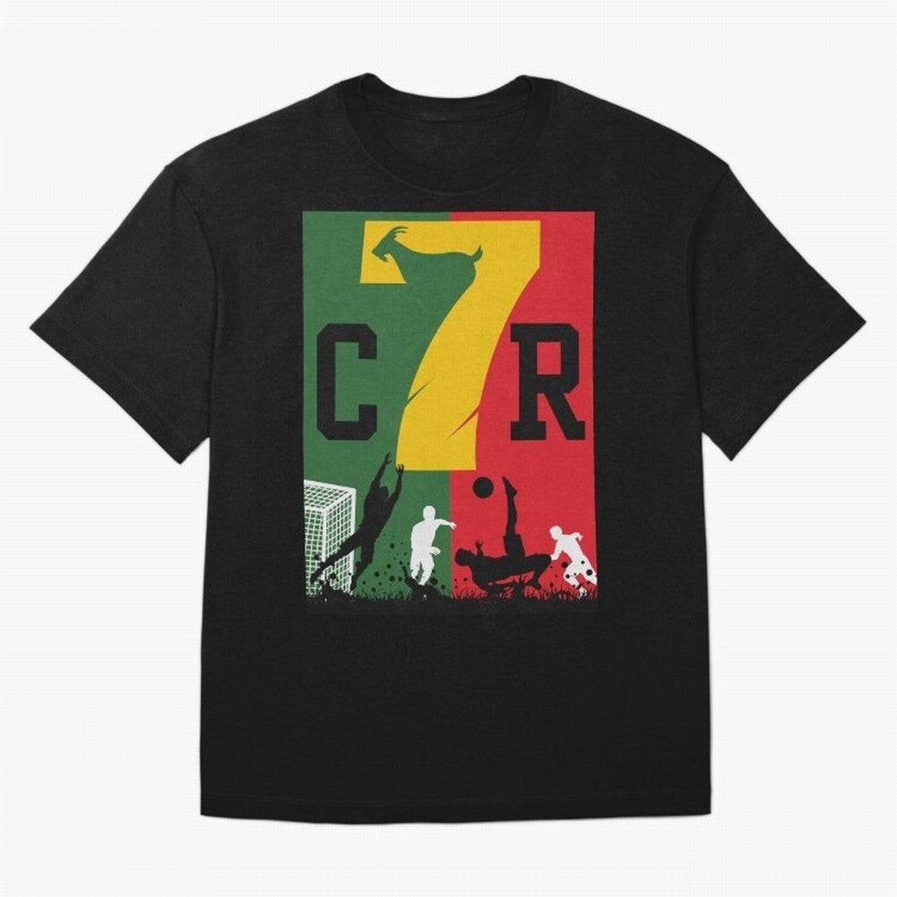 Portugal The Goat CR 7 World Cup 2026 Oversized T-Shirt Bring World Football Passion into the FIFA World Cup 2026 Journey through Haaland Highlights, Netherlands Pride, Goal Celebration Energy, Supporter Heritage, Football Icons and Worldwide