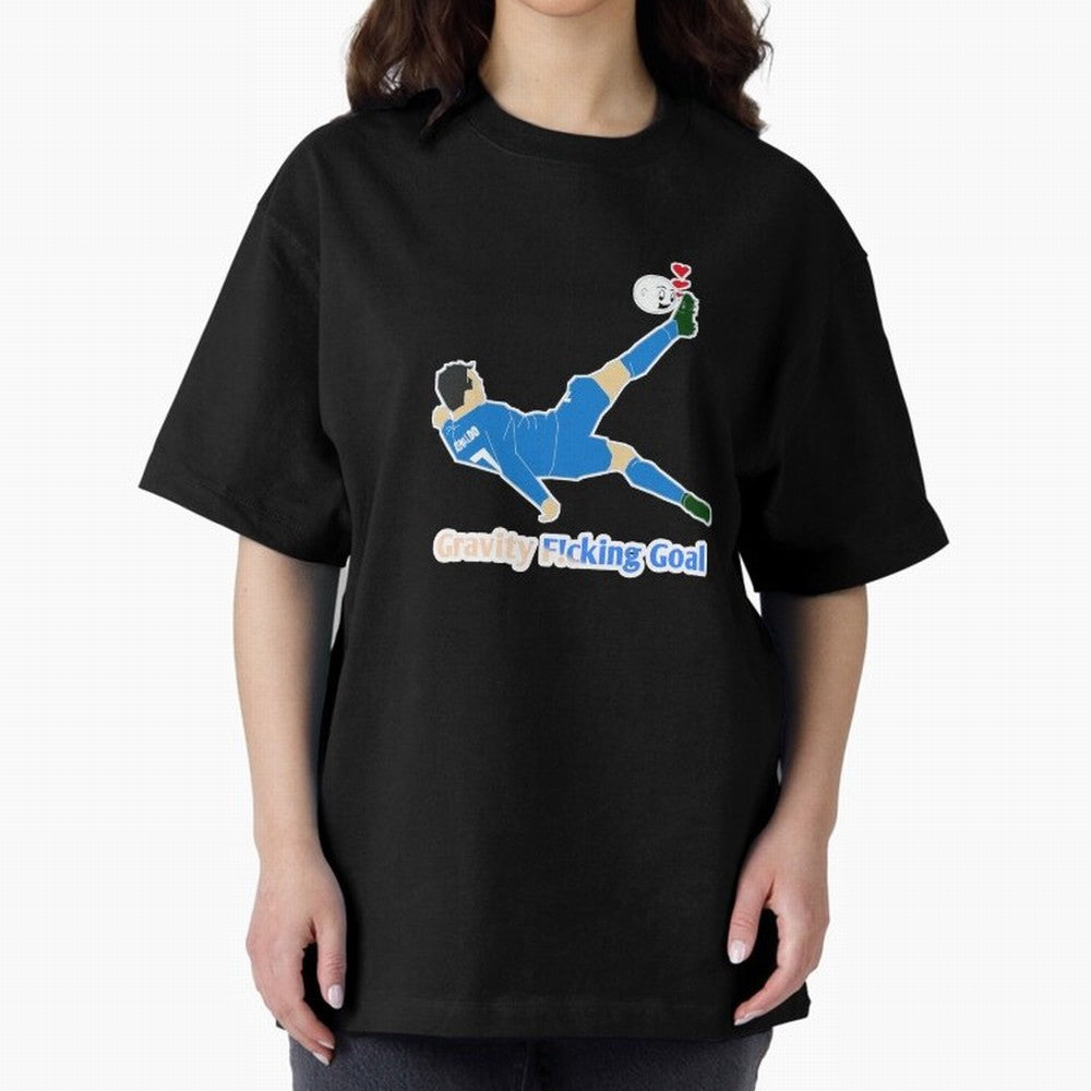 Cristiano Ronaldo Bicycle kick Oversized T-Shirt Remember Iconic Moments from FIFA World Cup 2026 for Fans of Mbappe and Neymar and Spain and Netherlands, Bringing Supporter Pride, Iconic Celebrations, Legendary Names and Global Match Day Energy;