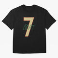 Cristiano Ronaldo 7 GOAT Football Legend Poster Art Oversized T-Shirt Represent Football Lovers during FIFA World Cup 2026 Group Stage Highlighting CR7 and Messi, England Energy, Sports Nostalgia, International Competition, Famous Players and