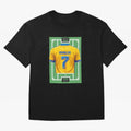 Cristiano Ronaldo Al-Nassr 8-Bit Soccer Football Oversized T-Shirt Celebrate the Magic of Global Football Passion for FIFA World Cup 2026 Group Stage, Centered on Neymar, Netherlands, Game Day Rituals, Football Legends, Country Pride and the Road