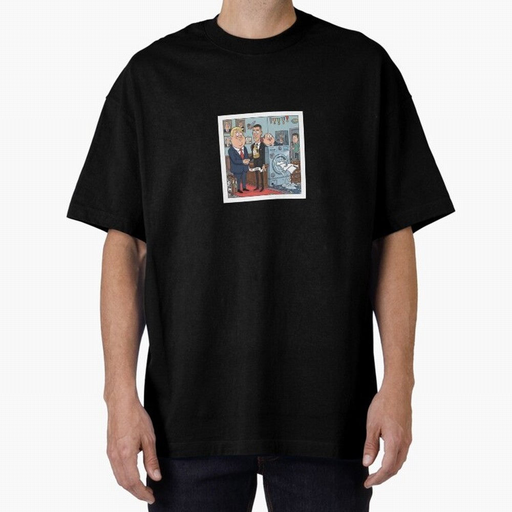 Ronaldo at White House Dinner Oversized T-Shirt Carry the Colors and Pride of Global Football Passion for FIFA World Cup 2026 USA Canada Mexico, Centered on Haaland, Germany, Football Festival Excitement, Trophy Ambitions, Country Rivalries and