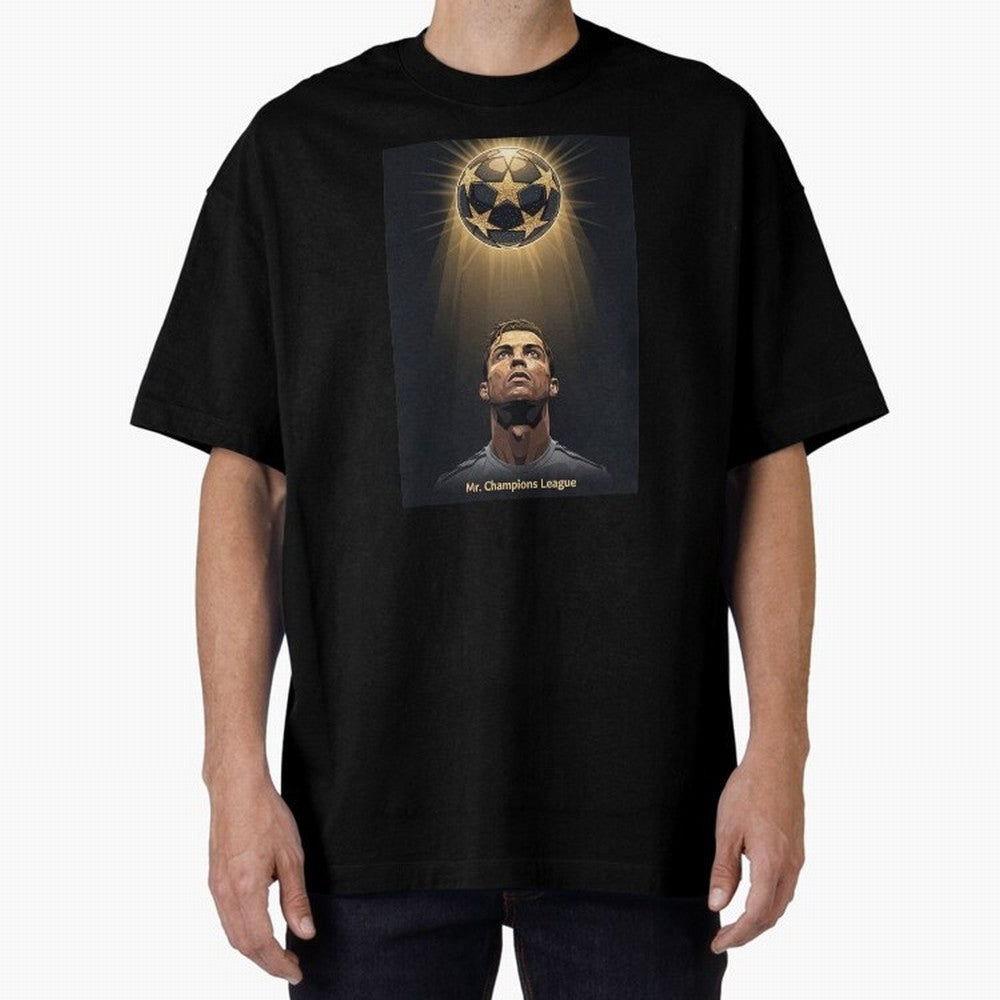 Ronaldo Madrid Oversized T-Shirt Show Your Love for FIFA World Cup 2026 USA Canada Mexico with CR7 and Messi, England, France and Netherlands Energy, Soccer Culture, Superstar Moments, National Team Dreams and Competitive Fire; Built for Supporters