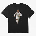 Cristiano Ronaldo runner Oversized T-Shirt Show Support during Match Day Hype around FIFA World Cup 2026, Mbappe and Neymar, Argentina and Brazil, Global Supporter Spirit, Legendary Goals, National Colors and Tournament Celebration; Ideal for Fans