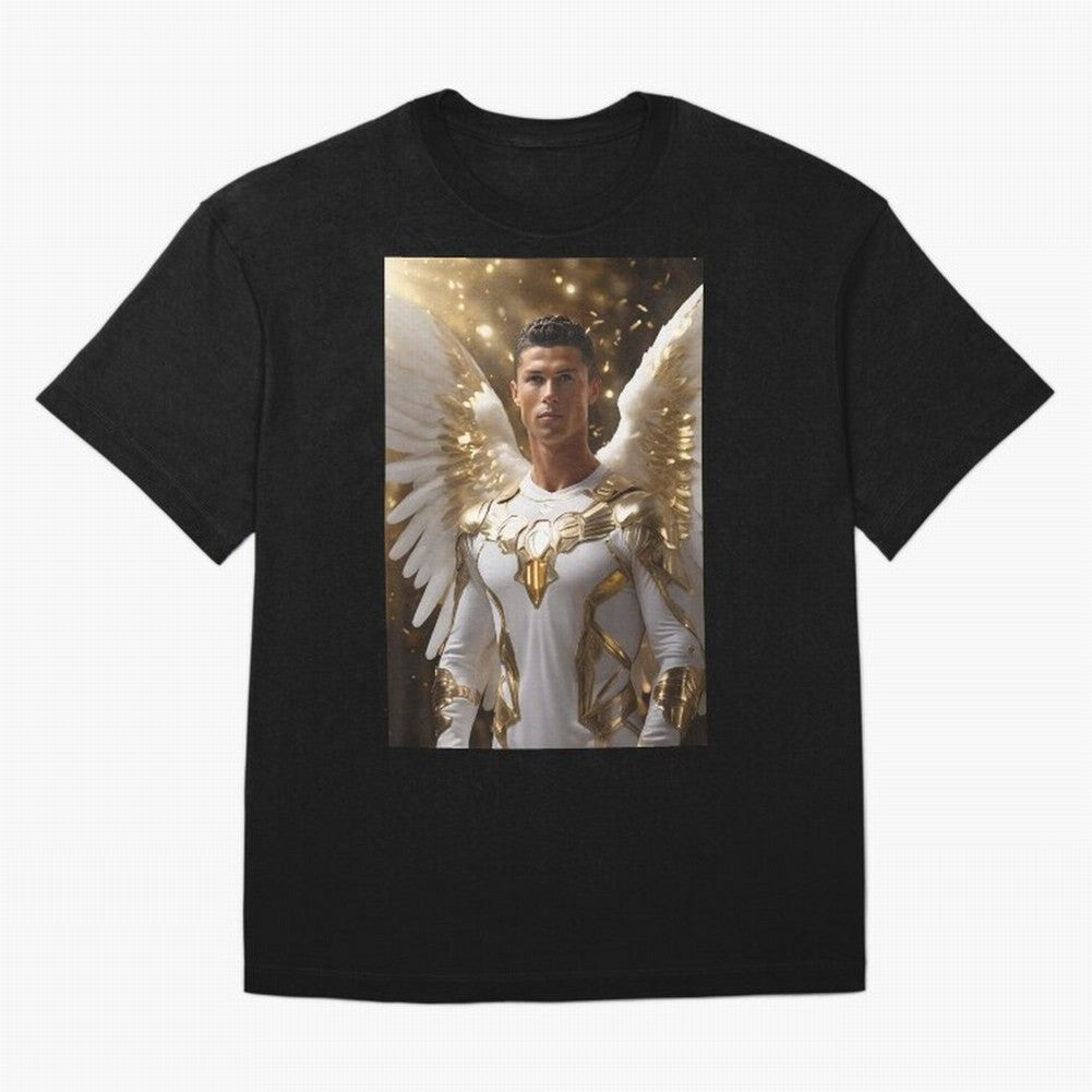 Cristiano Ronaldo angel 1 Oversized T-Shirt Discover Global Football Passion for FIFA World Cup 2026, Capturing Messi, Neymar and Mbappe, England, Game Day Rituals, Football Legends, Country Pride and the Road to the Final; Perfect for Fans,