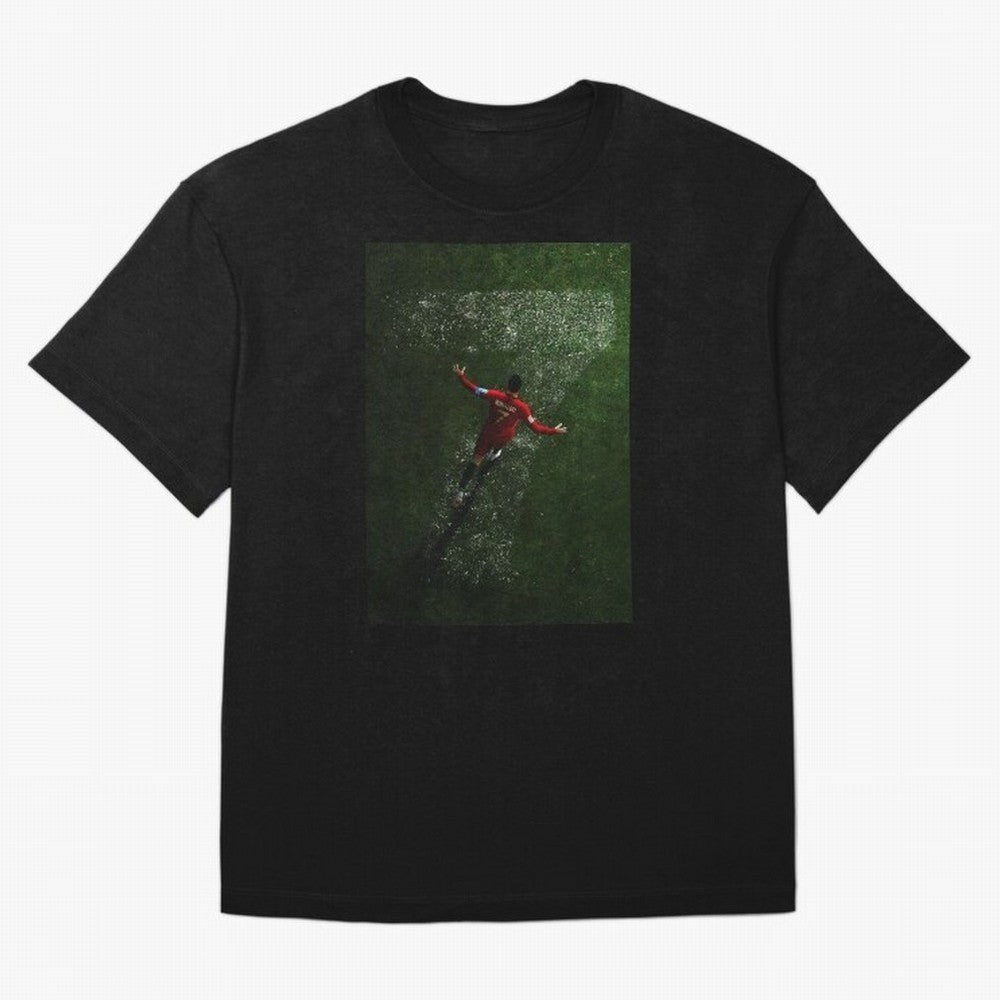 CR7 The G.O.A.T. Football Art - Cristiano Ronaldo Oversized T-Shirt Honor Football Greatness during FIFA World Cup 2026 USA Canada Mexico Built around Mbappe, France Energy, Stadium Memories, Football Loyalty, International Chants and Championship