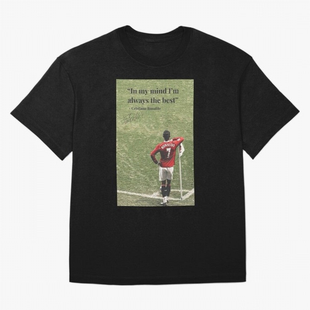 Cristiano Ronaldo Motivation Oversized T-Shirt Bring Legendary Rivalry Energy to the FIFA World Cup 2026 Group Stage Journey through Cristiano Ronaldo, Haaland and CR7 Highlights, Brazil Pride, Vintage Soccer Flavor, Modern Football Stars, National