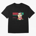 Cristiano Ronaldo ¨C Legendary Football Star & GOAT Artwork Oversized T-Shirt Relive the Noise and Pride of FIFA World Cup 2026 USA Canada Mexico for Fans of Cristiano Ronaldo and Spain, Bringing Championship Spirit, Famous Goals, Roaring Crowds