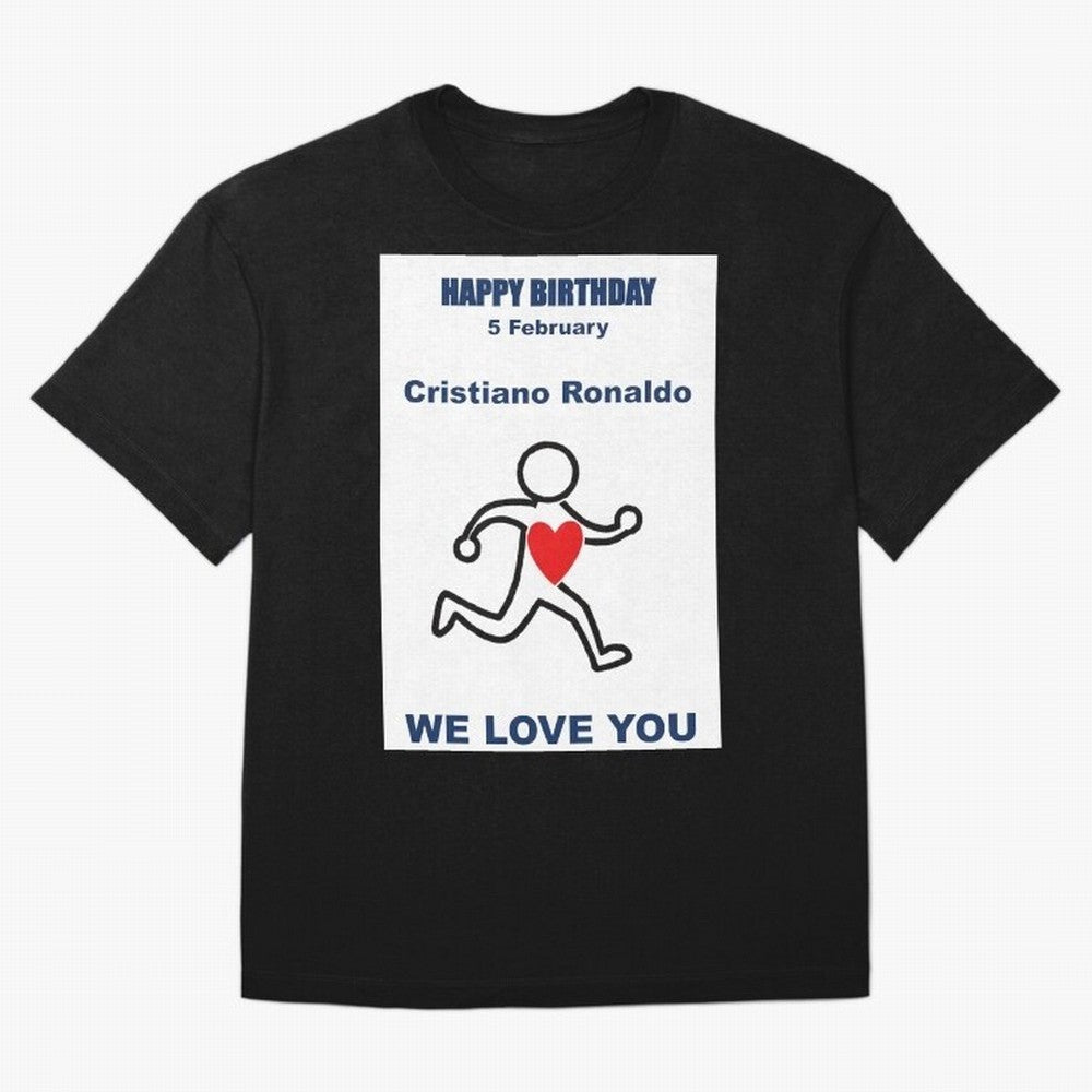 Tribute to Cristiano Ronaldo ¡ª 5 February Oversized T-Shirt Enjoy FIFA World Cup 2026 USA Canada Mexico Featuring CR7 and Messi, England, France and Netherlands Energy, Match Day Excitement, Supporter Culture, Golden Goals and Global Football