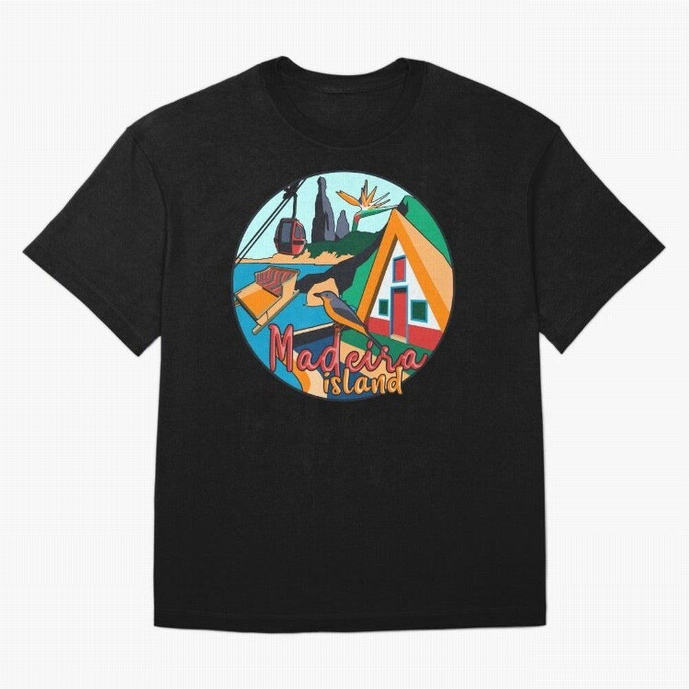 Madeira Island Oversized T-Shirt Celebrate the Biggest Stage of FIFA World Cup 2026 Group Stage for Fans of Messi, CR7 and Mbappe and France and Portugal, Bringing Champion Mindset, Group Stage Buzz, Knockout Tension and Passionate Fan Culture;
