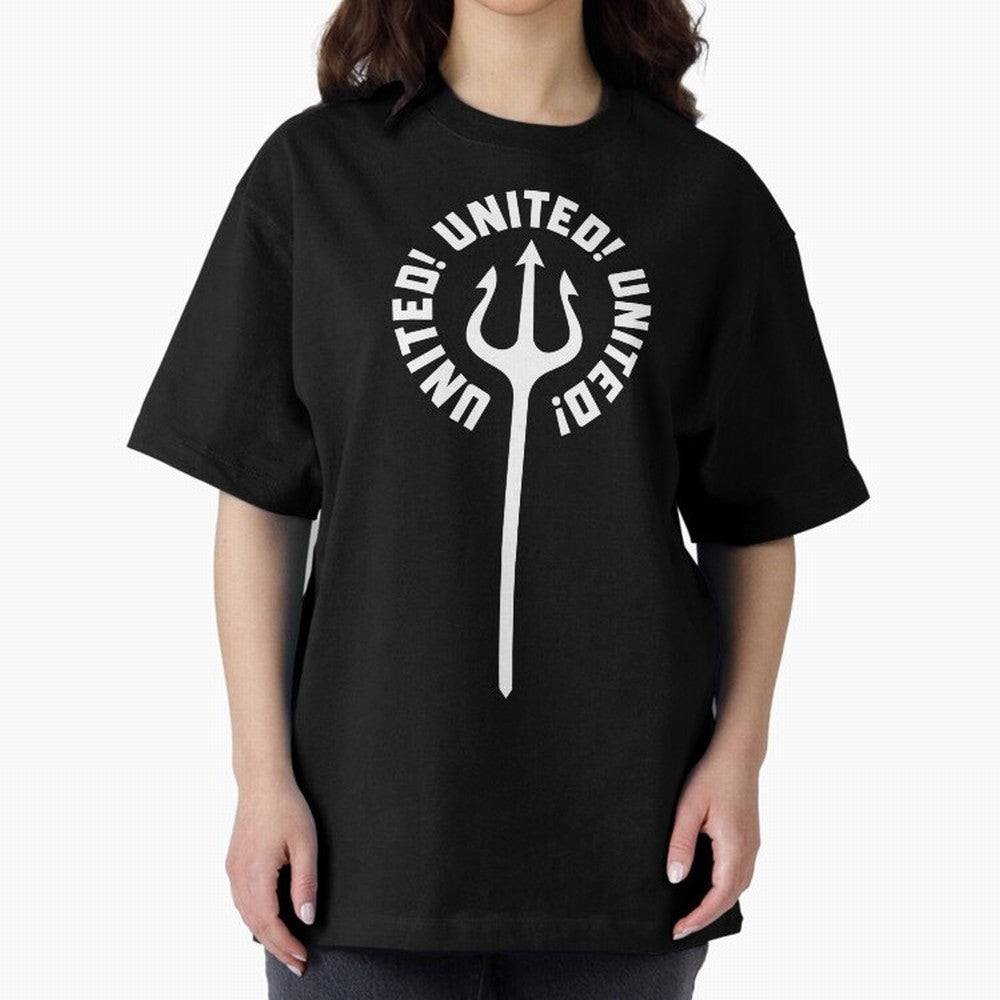United! United! United! Oversized T-Shirt Represent Football Lovers during FIFA World Cup 2026 USA Canada Mexico for Fans of Messi and Argentina, Bringing Goal Celebration Energy, Supporter Heritage, Football Icons and Worldwide Tournament Joy;