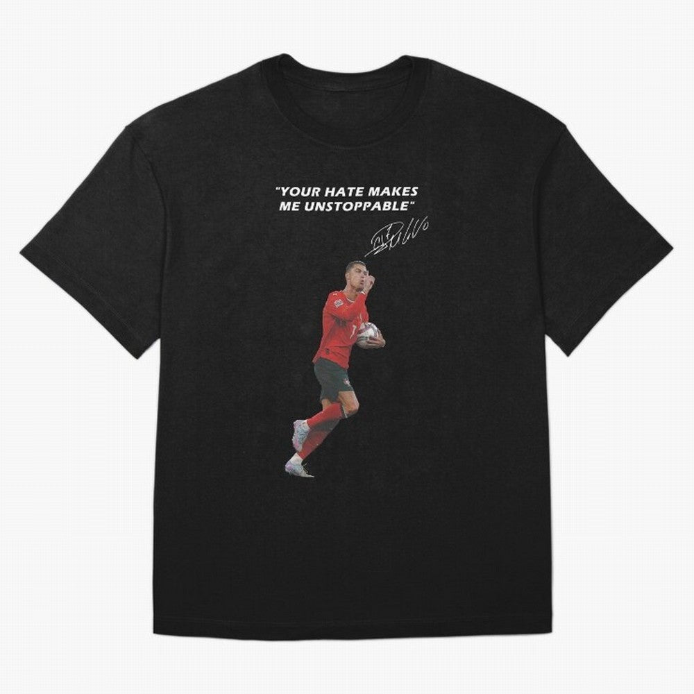 Cristiano Ronaldo Oversized T-Shirt Stand Out with Spirit from FIFA World Cup 2026 Group Stage with Neymar, England and Germany Energy, Retro Football Energy, Iconic Rivalries, Trophy Chase Drama and Stadium Atmosphere; Built for Supporters Chasing