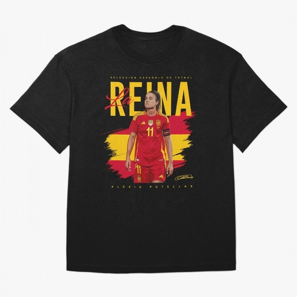 Alexia Putellas Oversized T-Shirt Show Up for the Glory of FIFA World Cup 2026 Filled with CR7 and Messi, Argentina and Brazil Energy, Championship Spirit, Famous Goals, Roaring Crowds and International Football Unity; Great for Supporters Who Love