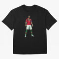 CR7 PES Oversized T-Shirt Celebrate Football Dreams Across FIFA World Cup 2026 for Fans of Mbappe and Neymar and Argentina, France and Brazil, Bringing Fan Favorite Moments, National Team Passion, Big Match Drama and Soccer History; Ideal for