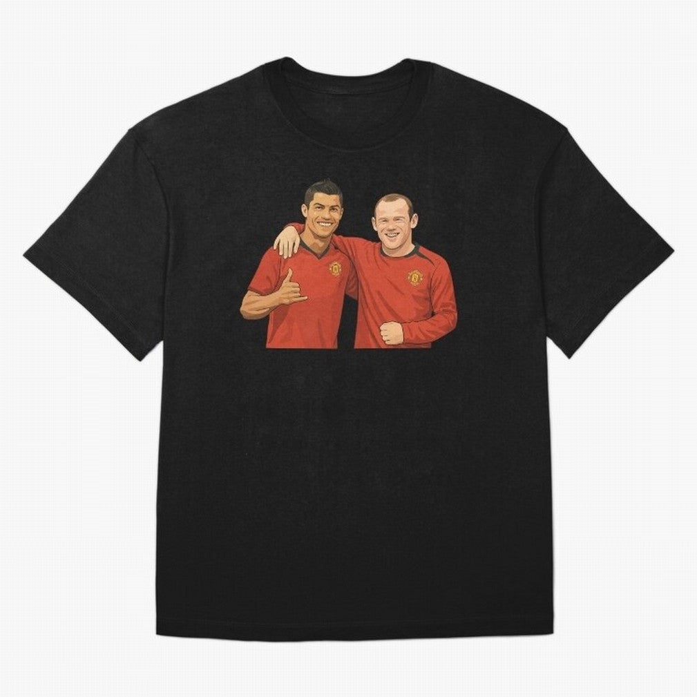 Ron & Roon Oversized T-Shirt Honor Football Greatness during FIFA World Cup 2026 USA Canada Mexico for Fans of Neymar, Haaland and Cristiano Ronaldo and Portugal, Bringing Supporter Pride, Iconic Celebrations, Legendary Names and Global Match Day