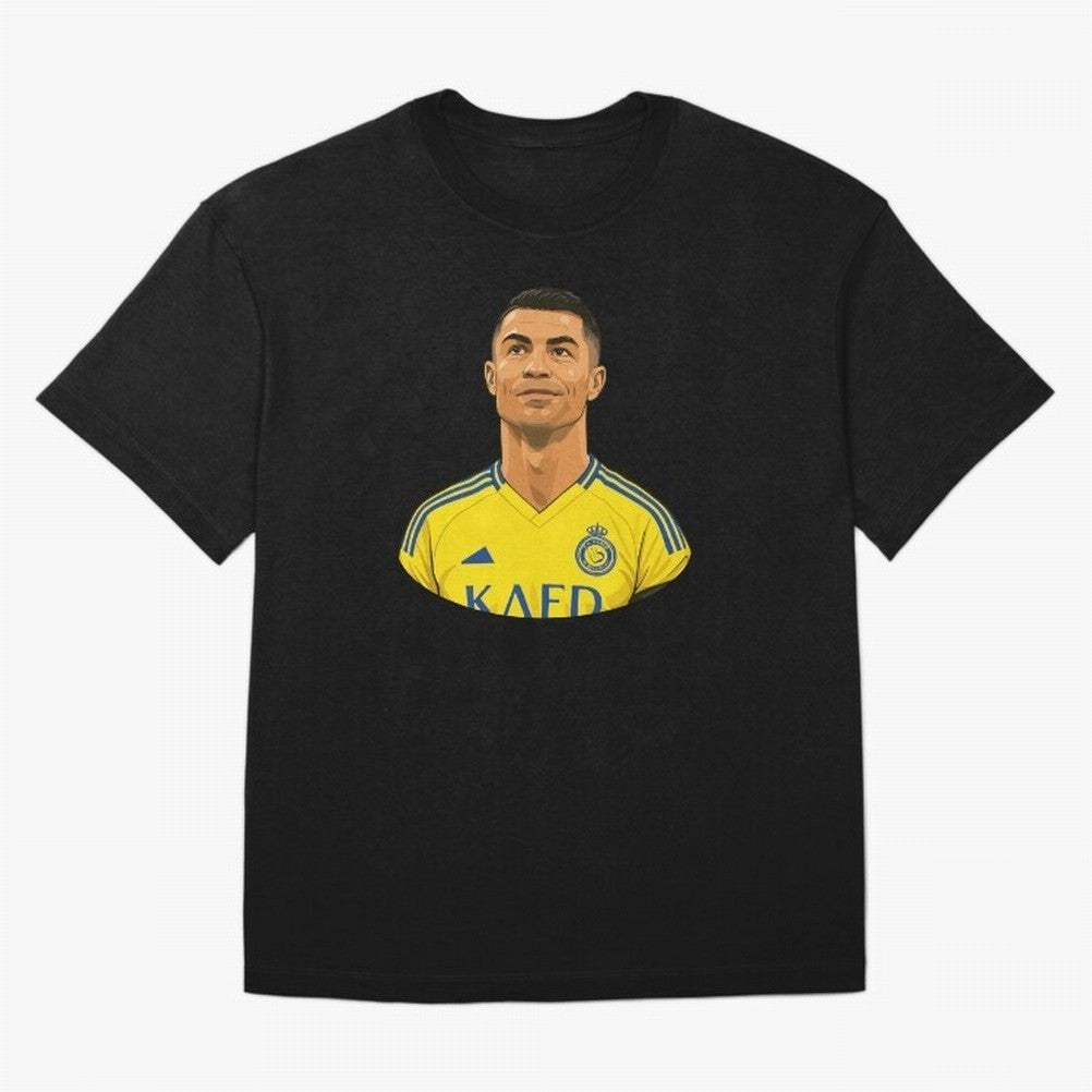 CR7 Oversized T-Shirt Bring Trophy Dreams to FIFA World Cup 2026 Spirit, Driven by Portugal, Messi, Neymar and Mbappe, Goal Celebration Energy, Supporter Heritage, Football Icons and Worldwide Tournament Joy; Ideal for Passionate Fans Who Love