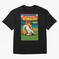 CR7 Comic Oversized T-Shirt Bring Match Day Fire to the FIFA World Cup 2026 Journey through Haaland Highlights, Netherlands Pride, Stadium Memories, Football Loyalty, International Chants and Championship Tradition; Made for Collectors Who Enjoy
