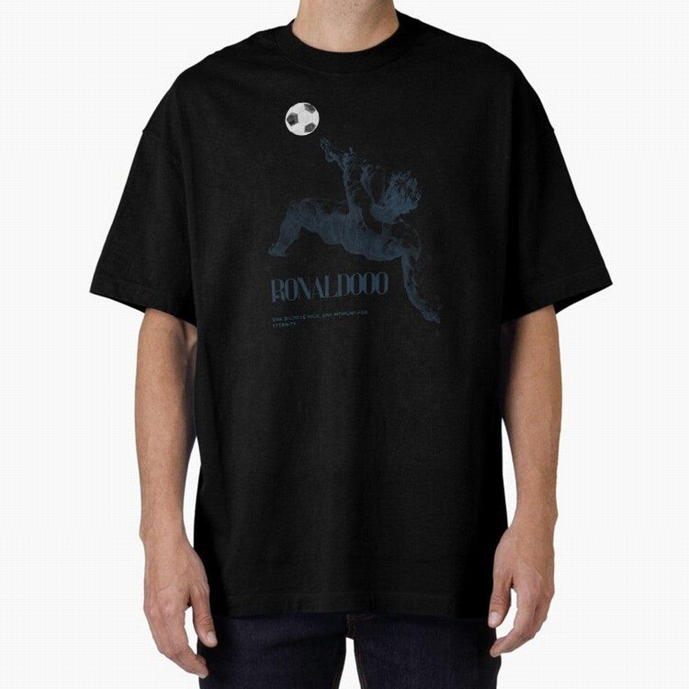 Artistic Strike Oversized T-Shirt Celebrate Fan Favorites in FIFA World Cup 2026 Group Stage Highlighting Messi, CR7 and Mbappe, Portugal, Spain and Germany Energy, Game Day Rituals, Football Legends, Country Pride and the Road to the Final; Made