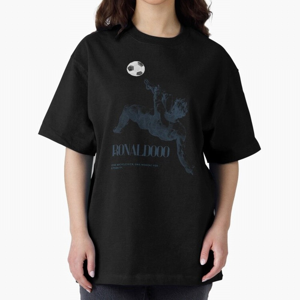 Artistic Strike Oversized T-Shirt Celebrate Fan Favorites in FIFA World Cup 2026 Group Stage Highlighting Messi, CR7 and Mbappe, Portugal, Spain and Germany Energy, Game Day Rituals, Football Legends, Country Pride and the Road to the Final; Made