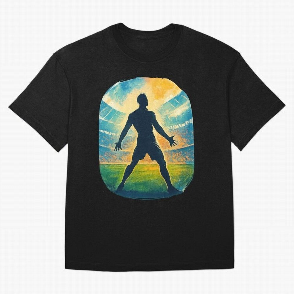 Cristiano Ronaldo CR7 Oversized T-Shirt Show Match Day Excitement for FIFA World Cup 2026 Group Stage for Fans of Messi, Neymar and Mbappe and Brazil, Portugal and Argentina, Bringing Football History, Final Match Energy, Crowd Noise and Once in a