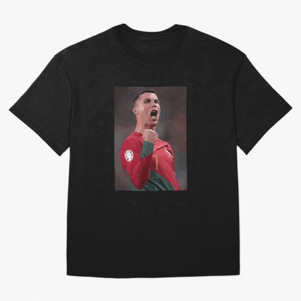 Cristiano Ronaldo Oversized T-Shirt Experience FIFA World Cup 2026 USA Canada Mexico for Fans of Cristiano Ronaldo, Haaland and CR7 and Spain and Netherlands, Bringing Goal Celebration Energy, Supporter Heritage, Football Icons and Worldwide