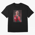 Cristiano Ronaldo Oversized T-Shirt Experience FIFA World Cup 2026 USA Canada Mexico for Fans of Cristiano Ronaldo, Haaland and CR7 and Spain and Netherlands, Bringing Goal Celebration Energy, Supporter Heritage, Football Icons and Worldwide