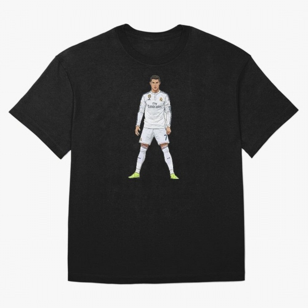 Cristiano Ronaldo at Madrid | Football Legend Oversized T-Shirt Make Memories around Match Day Hype around FIFA World Cup 2026 Group Stage, Messi, Neymar and Mbappe, Argentina, Champion Mindset, Group Stage Buzz, Knockout Tension and Passionate Fan