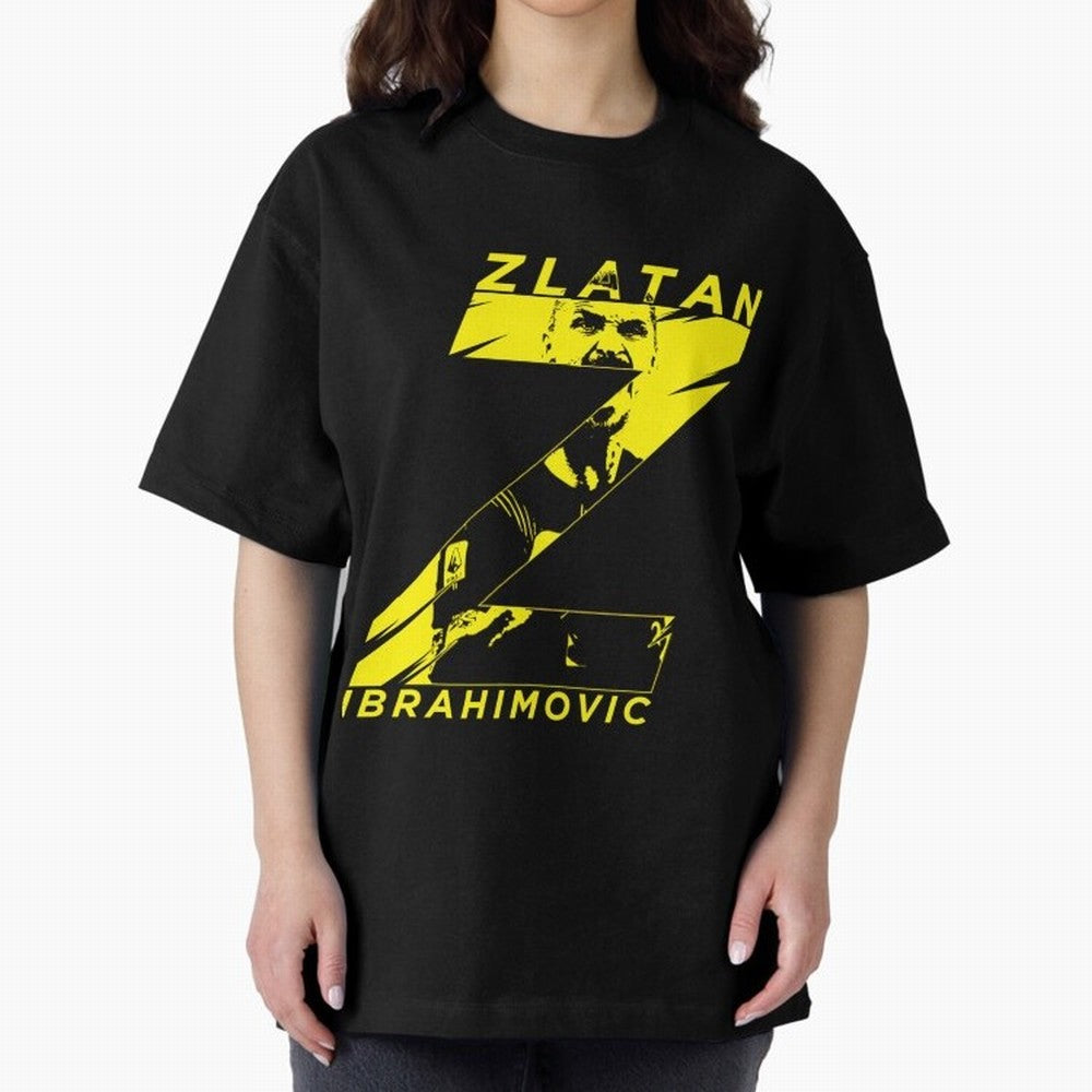Zlatan Ibrahimovic Swedish God Gjq588 Oversized T-Shirt Show Match Day Excitement for FIFA World Cup 2026 Group Stage for Fans of Messi, Neymar and Mbappe and Brazil, Portugal and Argentina, Bringing Football History, Final Match Energy, Crowd