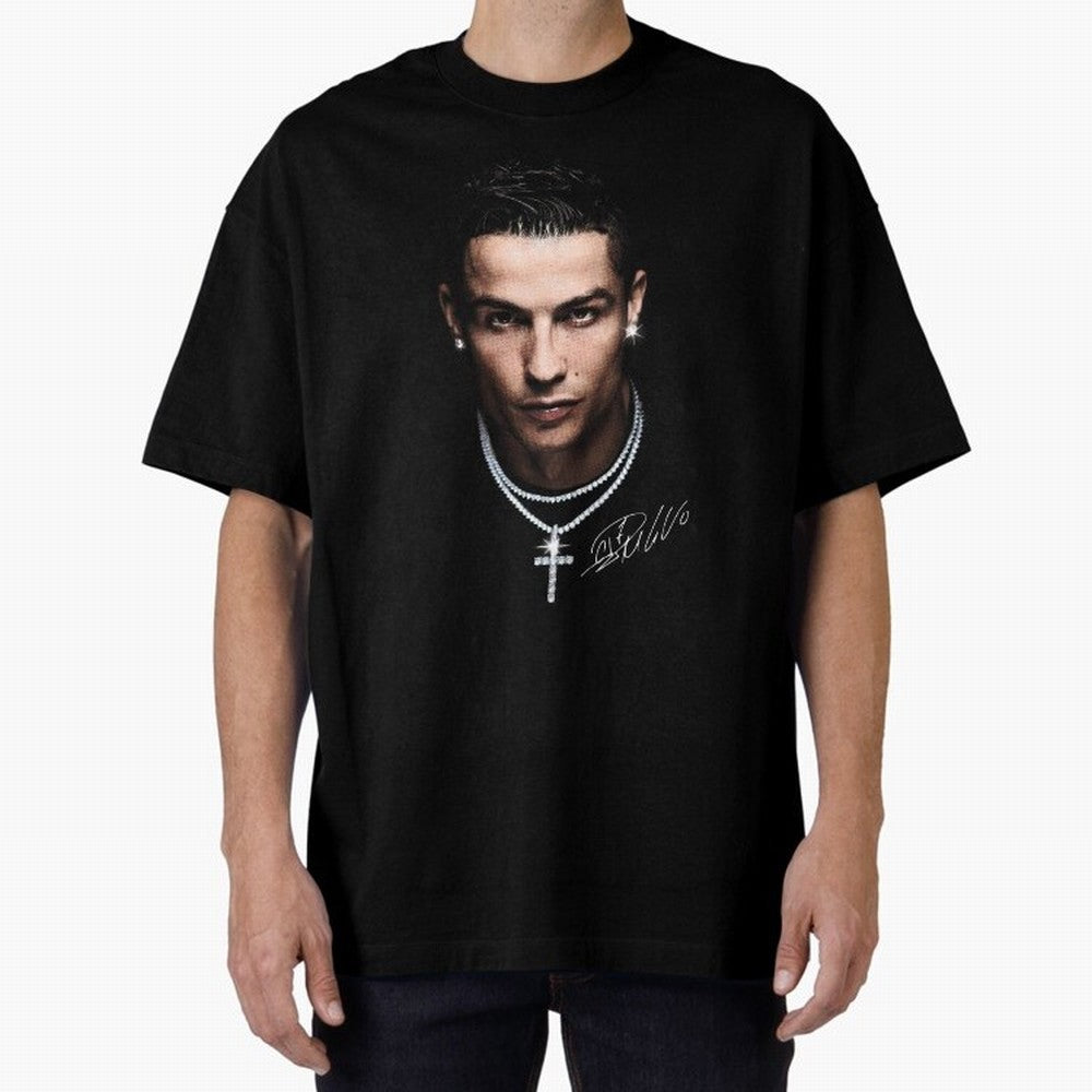 CR7 - Streetwear Clothing | Oversized T-Shirt Show Passion for the Stars of FIFA World Cup 2026 for Fans of Mbappe and Neymar and Argentina, France and Brazil, Bringing Game Day Rituals, Football Legends, Country Pride and the Road to the Final;
