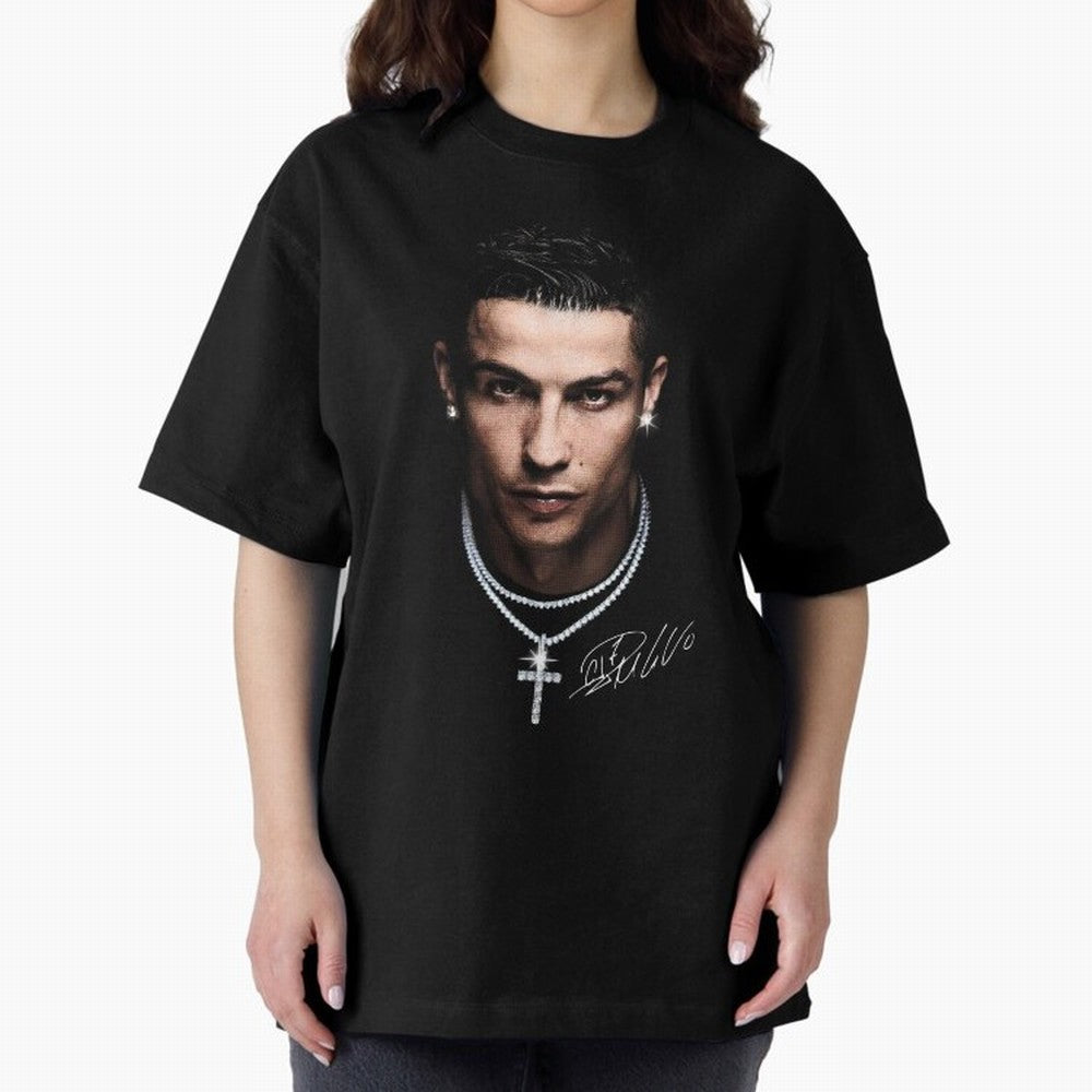 CR7 - Streetwear Clothing | Oversized T-Shirt Show Passion for the Stars of FIFA World Cup 2026 for Fans of Mbappe and Neymar and Argentina, France and Brazil, Bringing Game Day Rituals, Football Legends, Country Pride and the Road to the Final;