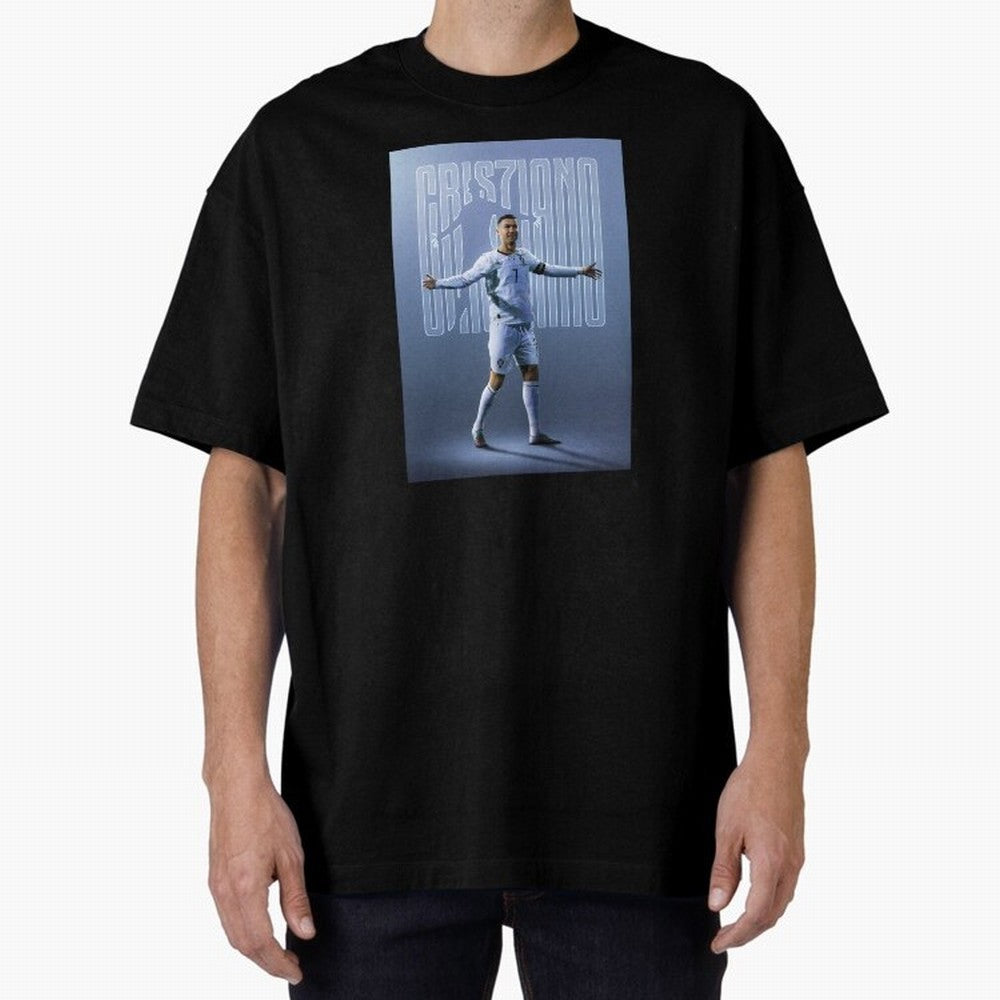 Football Royalty: Cristiano Ronaldo Oversized T-Shirt Keep the Legacy of Match Day Hype around FIFA World Cup 2026 USA Canada Mexico, Cristiano Ronaldo, Haaland and CR7, England and Germany, Game Day Rituals, Football Legends, Country Pride and the
