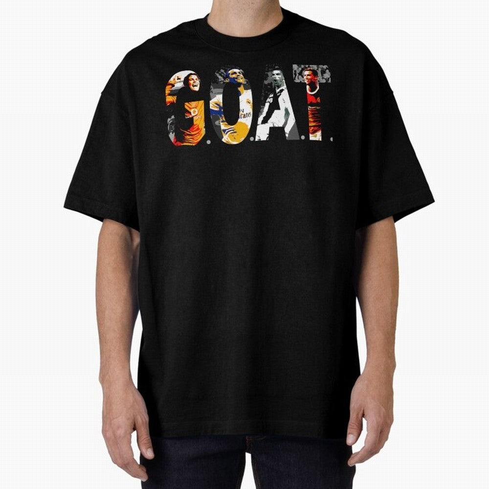 Cristiano Ronaldo Oversized T-Shirt Make Game Day About Match Day Hype around FIFA World Cup 2026 Group Stage, Haaland, Portugal, Spain and Germany, Supporter Pride, Iconic Celebrations, Legendary Names and Global Match Day Energy; Created for