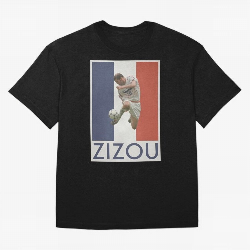 Football - Zidane Oversized T-Shirt Support Iconic Players in FIFA World Cup 2026 Group Stage Celebrating Mbappe and Neymar, Argentina, France and Brazil Energy, Goal Celebration Energy, Supporter Heritage, Football Icons and Worldwide Tournament