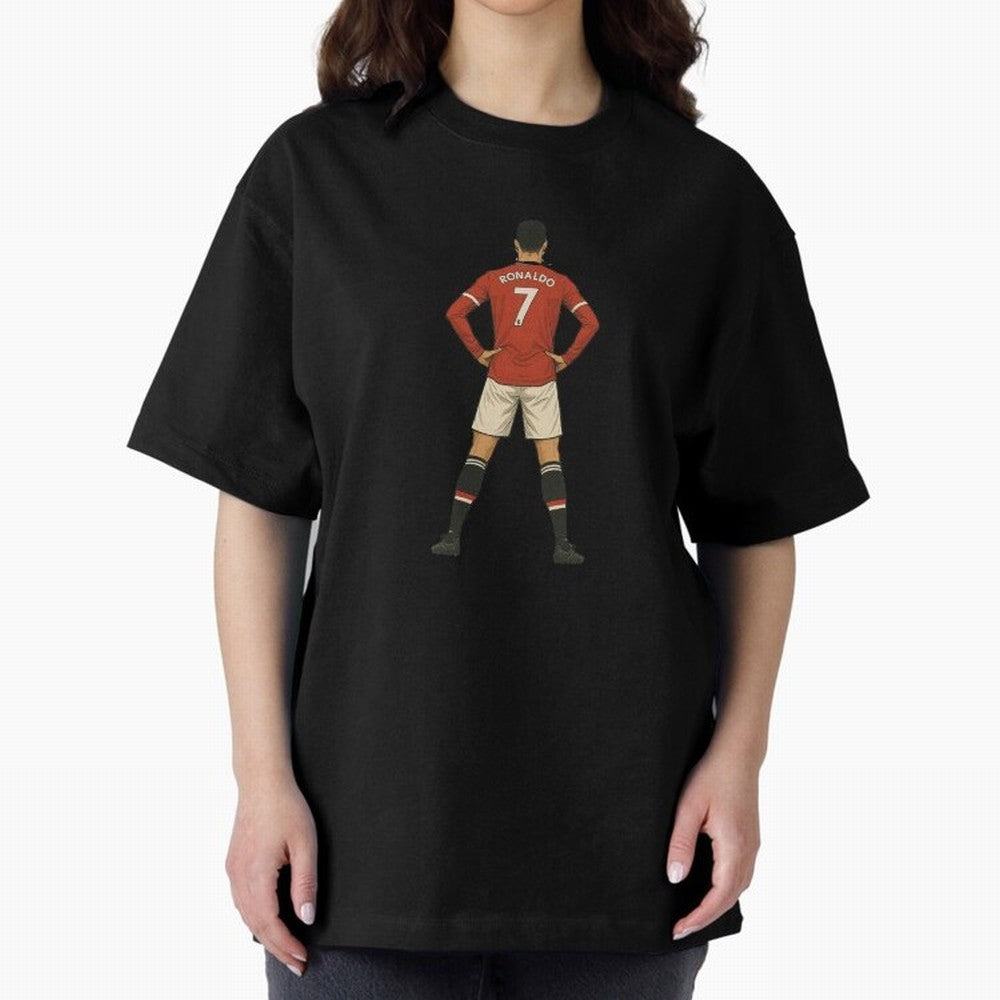Ronaldo Oversized T-Shirt Keep the Match Day Mood of FIFA World Cup 2026 Group Stage for Fans of Messi and England, France and Netherlands, Bringing Tournament Hype, Historic Matchups, Family Viewing Parties and Global Sports Pride; Great for