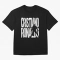 Retro Football Celebration Silhouette Poster For Men And Gift For Soccer Fans Oversized T-Shirt Represent Football Lovers during FIFA World Cup 2026 Group Stage Capturing Messi and Cristiano Ronaldo, Portugal, Spain and Germany Energy, Game Day