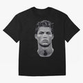 Retro Football Legend Portrait Illustration For Men And Gift For Soccer Fans Oversized T-Shirt Celebrate Classic Football Spirit in Global Football Passion for FIFA World Cup 2026 Group Stage, Centered on Messi, Neymar and Mbappe, Argentina,