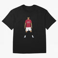 Cristiano Ronaldo Iconic Stance Fan Art Oversized T-Shirt Carry National Pride through Match Day Hype around FIFA World Cup 2026 Group Stage, Messi, Neymar and Mbappe, France and Portugal, Stadium Memories, Football Loyalty, International Chants