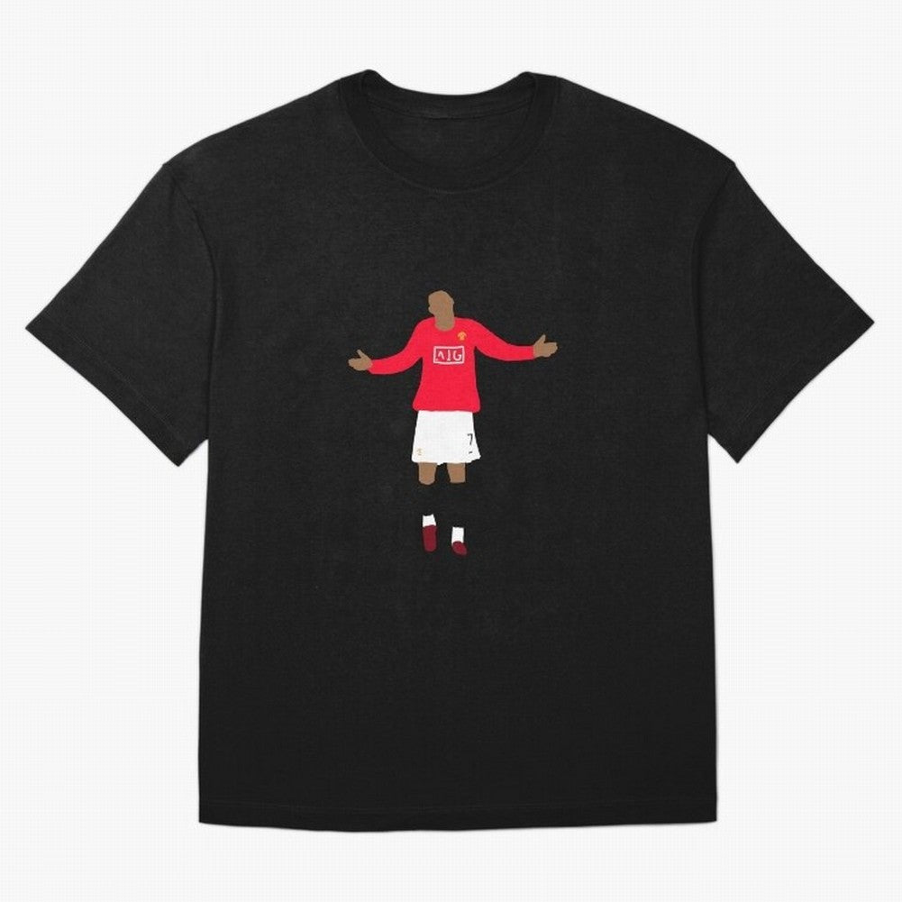 Cristiano Ronaldo Goal Celebration Illustration Oversized T-Shirt Celebrate Classic Football Spirit in Match Day Hype around FIFA World Cup 2026, CR7, Argentina and Brazil, Football History, Final Match Energy, Crowd Noise and Once in a Lifetime