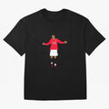 Cristiano Ronaldo Goal Celebration Illustration Oversized T-Shirt Celebrate Classic Football Spirit in Match Day Hype around FIFA World Cup 2026, CR7, Argentina and Brazil, Football History, Final Match Energy, Crowd Noise and Once in a Lifetime