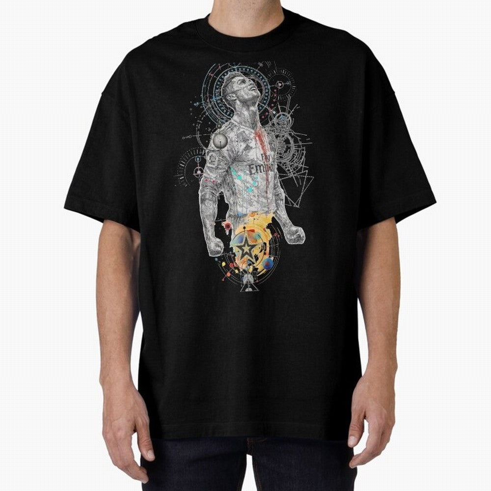 Cristiano Ronaldo Football Playmaker Oversized T-Shirt Honor the Beautiful Game during FIFA World Cup 2026 Spirit, Made for Argentina and Brazil, Messi and Cristiano Ronaldo, Match Day Excitement, Supporter Culture, Golden Goals and Global Football