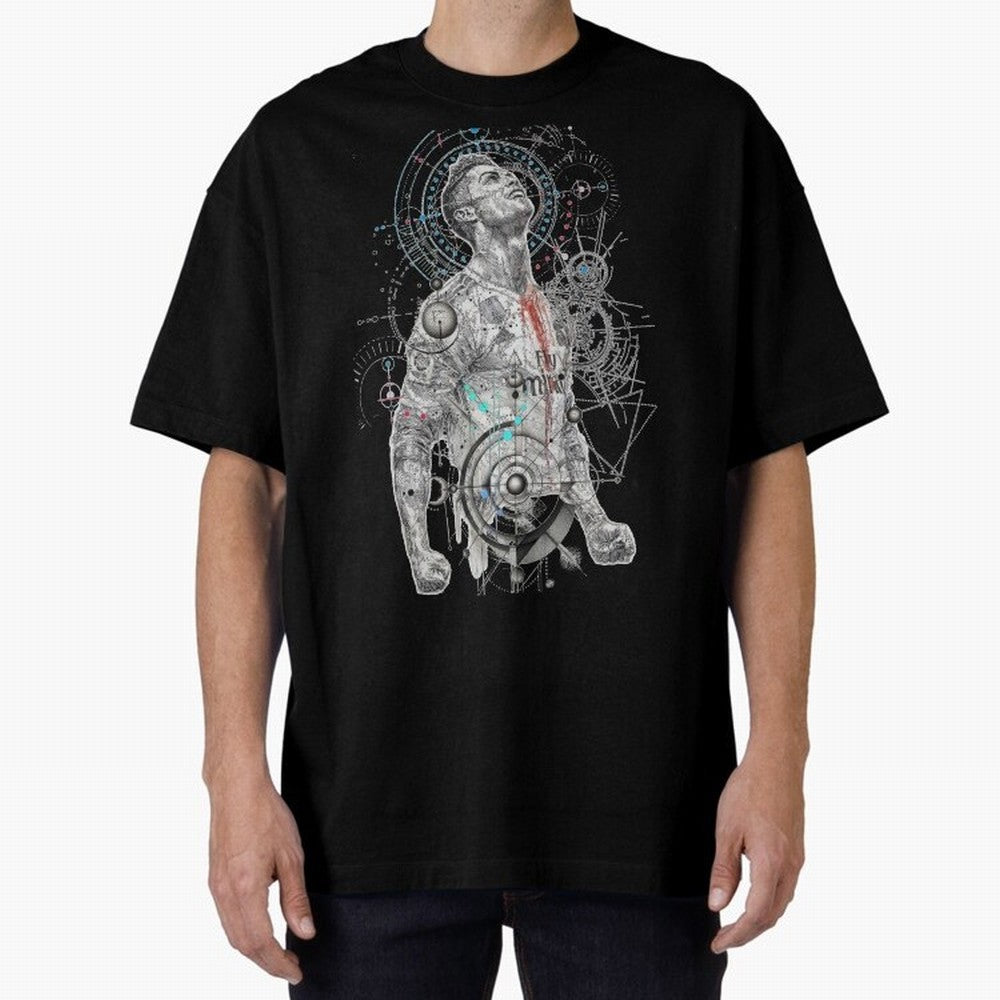 Cristiano Ronaldo Football Playmaker Oversized T-Shirt Support Iconic Players in FIFA World Cup 2026 Spirit, Made for Argentina, Messi and Cristiano Ronaldo, Retro Football Energy, Iconic Rivalries, Trophy Chase Drama and Stadium Atmosphere; Great