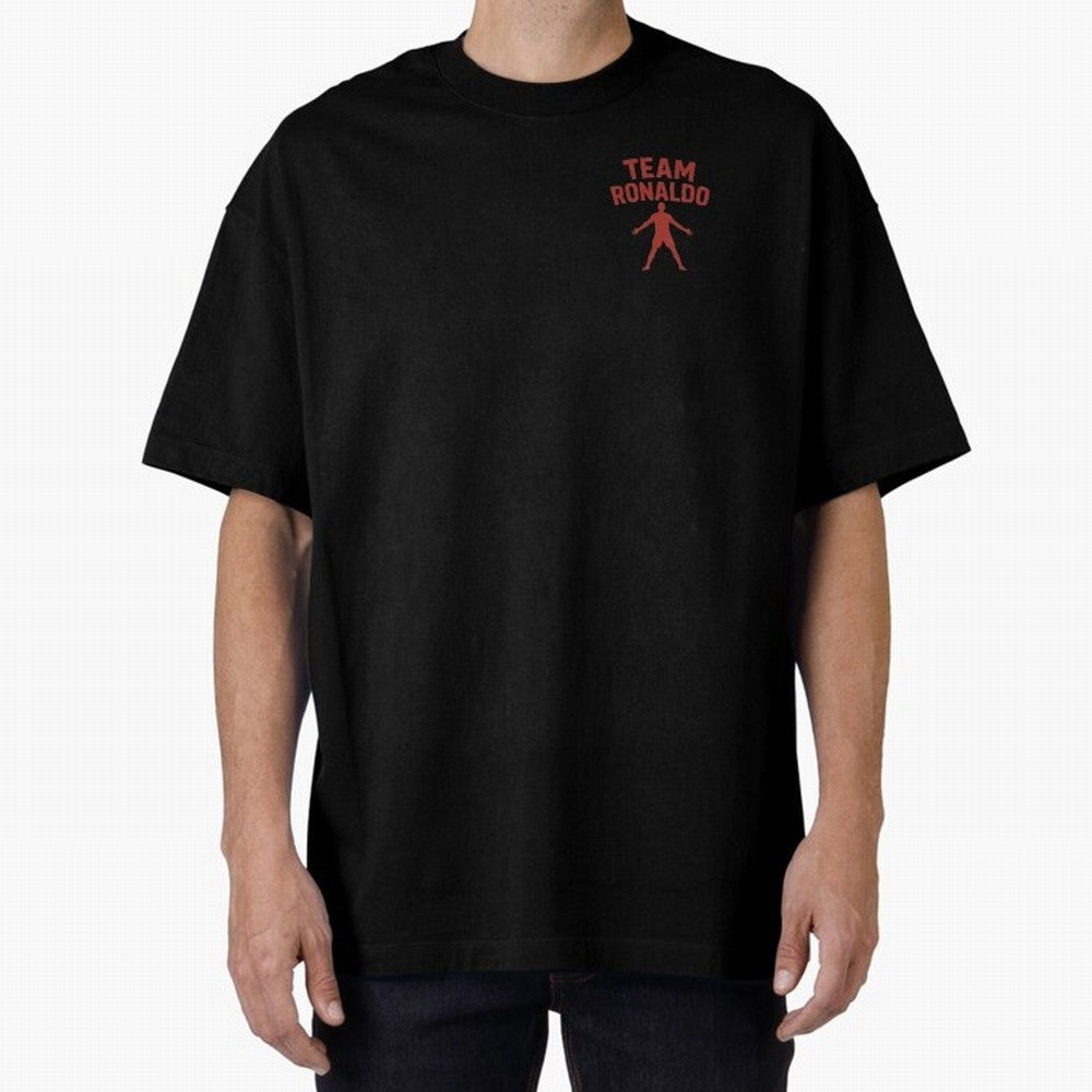 Team Ronaldo | CR7 team | For Fans Oversized T-Shirt Honor the Beautiful Game during FIFA World Cup 2026 USA Canada Mexico Spirit, Connected to Spain and Netherlands, Messi, CR7 and Mbappe, Global Supporter Spirit, Legendary Goals, National Colors
