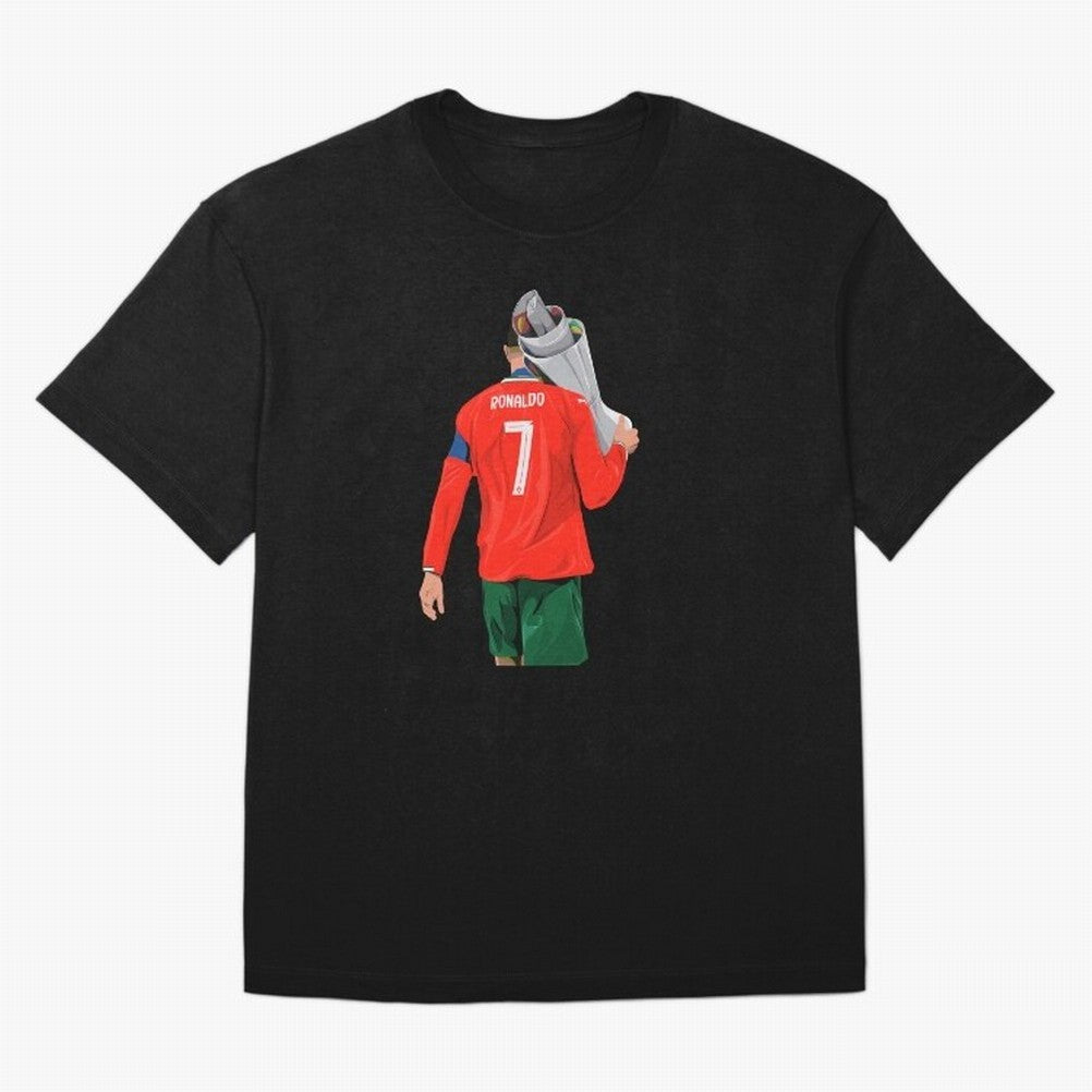Cristiano Ronaldo Campion Oversized T-Shirt Feel Match Day Hype around FIFA World Cup 2026 USA Canada Mexico, CR7 and Messi, Portugal, Spain and Germany, Champion Mindset, Group Stage Buzz, Knockout Tension and Passionate Fan Culture; Built for