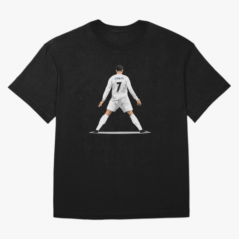 Cristiano Ronaldo Oversized T-Shirt Share FIFA World Cup 2026 Spirit, Featuring Argentina, France and Brazil, Neymar, Stadium Memories, Football Loyalty, International Chants and Championship Tradition; Great for Supporters Who Love Legendary