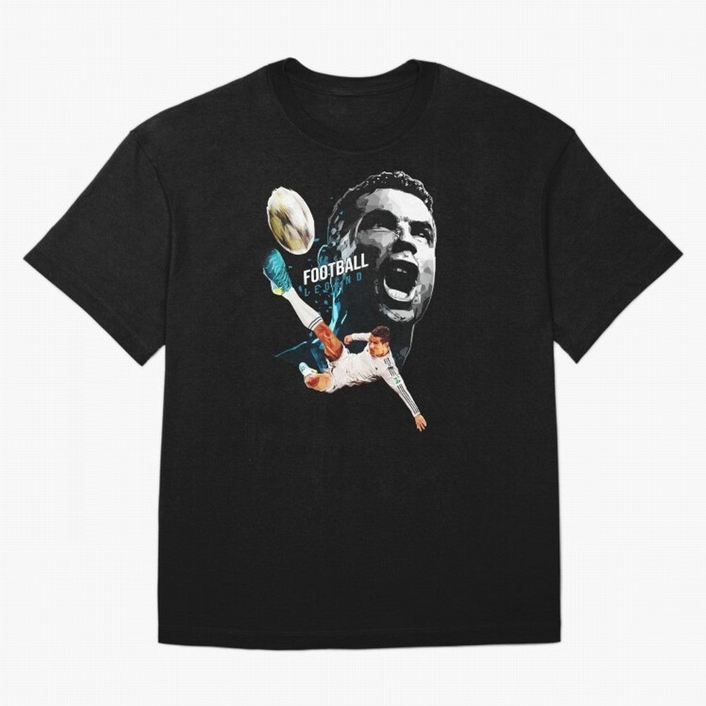 Cristiano Ronaldo Oversized T-Shirt Bring a Vintage Feel to the FIFA World Cup 2026 Journey through Messi Highlights, Netherlands Pride, Sports Nostalgia, International Competition, Famous Players and Unforgettable Victories; Great for Supporters