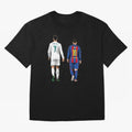 Cristiano Ronaldo & Messi vector Oversized T-Shirt Represent Fans Who Live for FIFA World Cup 2026 USA Canada Mexico Spirit, Built around Argentina and Brazil, Haaland, Fan Favorite Moments, National Team Passion, Big Match Drama and Soccer