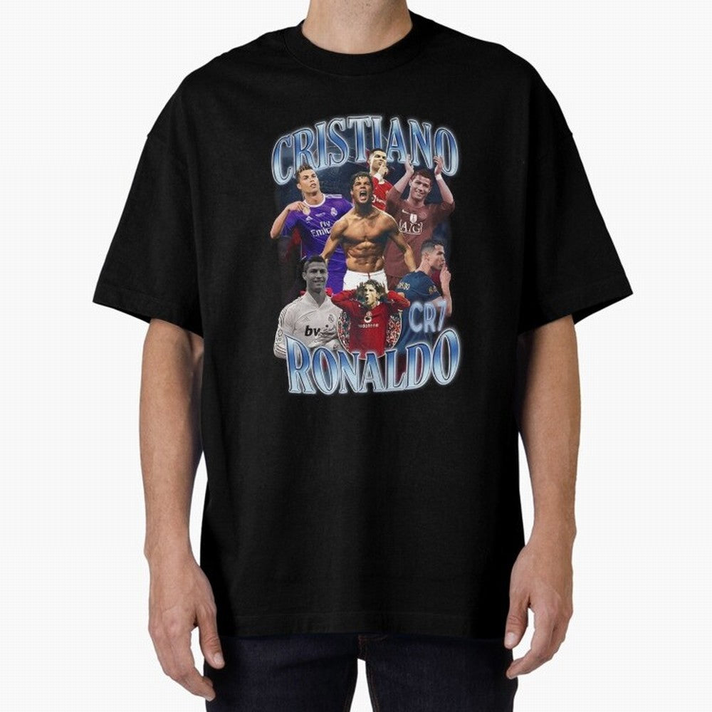 CR7 Oversized T-Shirt Create the FIFA World Cup 2026 Group Stage Journey through CR7 Highlights, Portugal Pride, Tournament Hype, Historic Matchups, Family Viewing Parties and Global Sports Pride; Perfect for Fans, Collectors, Family Gatherings,