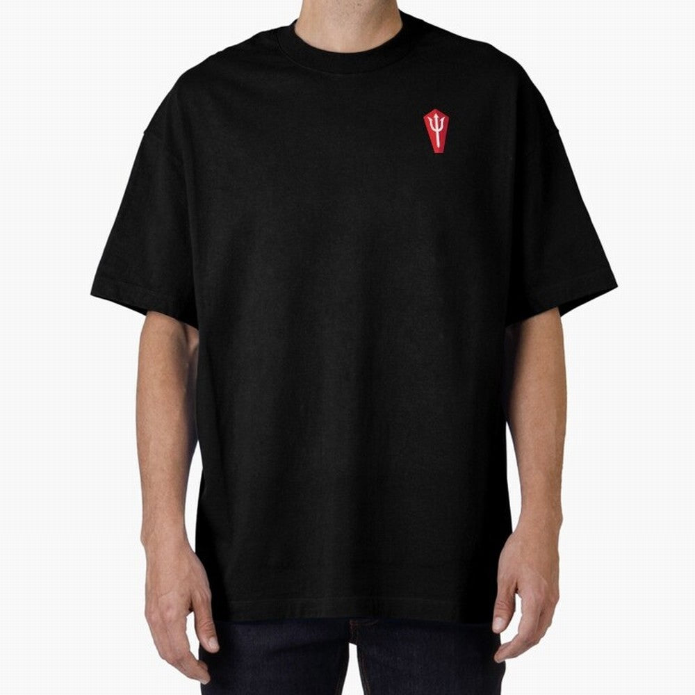 Manchester United Trident Oversized T-Shirt Show Championship Spirit for FIFA World Cup 2026 USA Canada Mexico Spirit, Highlighting Portugal, Neymar, Haaland and Cristiano Ronaldo, Sports Nostalgia, International Competition, Famous Players and