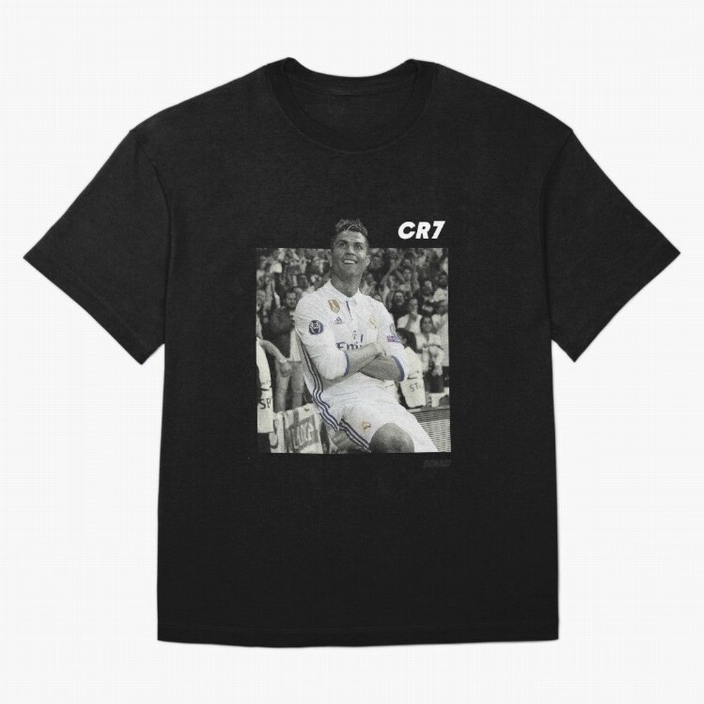 Cristiano Ronaldo | MR. CHAMPIONS LEAGUE Oversized T-Shirt Support Your Favorite Stars during FIFA World Cup 2026 for Fans of Messi and Cristiano Ronaldo and Brazil, Portugal and Argentina, Bringing Goal Celebration Energy, Supporter Heritage,