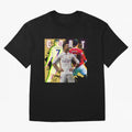 Cristiano Ronaldo ¨C The GOAT Era Tribute Oversized T-Shirt Create the FIFA World Cup 2026 USA Canada Mexico Journey through Messi, CR7 and Mbappe Highlights, Portugal, Spain and Germany Pride, Football History, Final Match Energy, Crowd Noise and